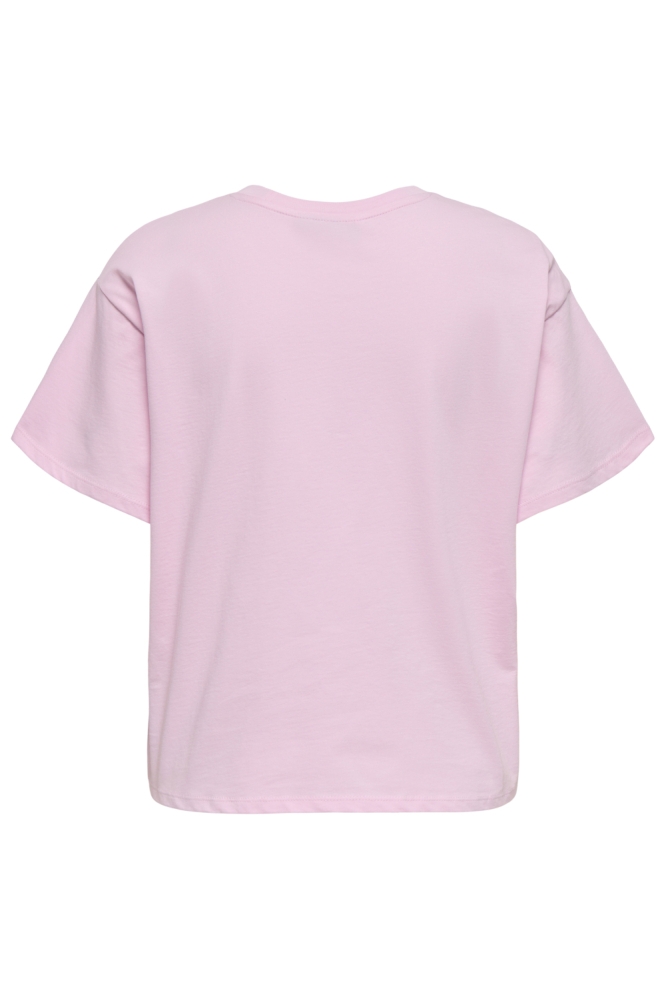 ONLZAMMY S/S TEE BOX JRS 15365527 Pink Lady/HEART